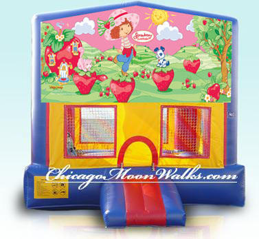 Strawberry Shortcake Inflatable Bounce House Rental Chicago Moonwalks IL